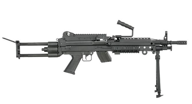 DBoys M249 Para Sportsline LMG 0,5 Joule AEG Black